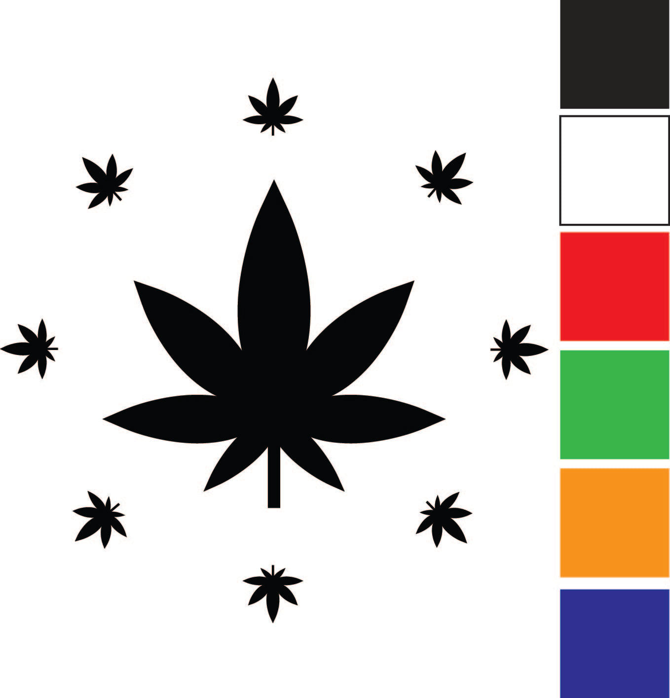 Pot Leaf Decal