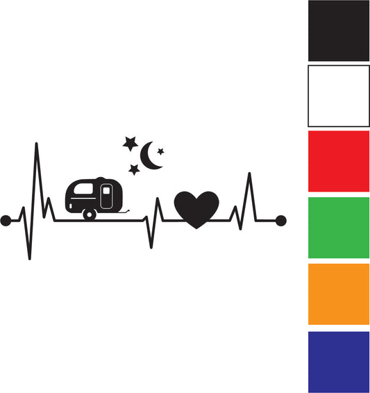 Camp Heartbeat Decal