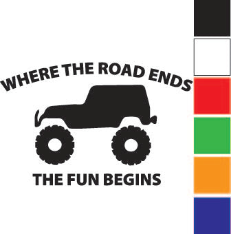 Fun Begins Decal