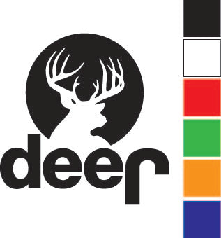 Jeep Deer Decal