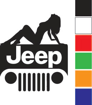 Jeep Girl Decal