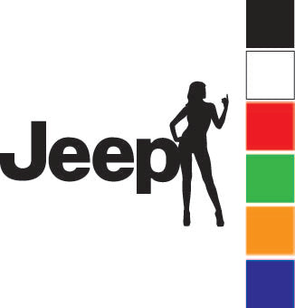 Jeep Girl 3 Decal