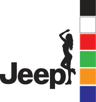 Jeep Girl 5 Decal