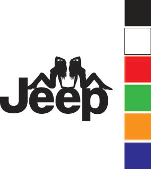 Jeep Girl 7 Decal