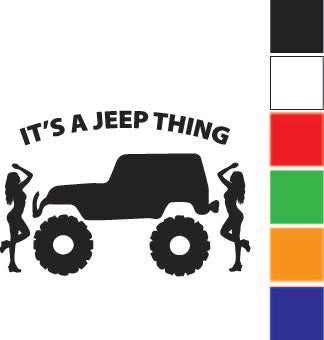 Jeep Thing Girls Decal