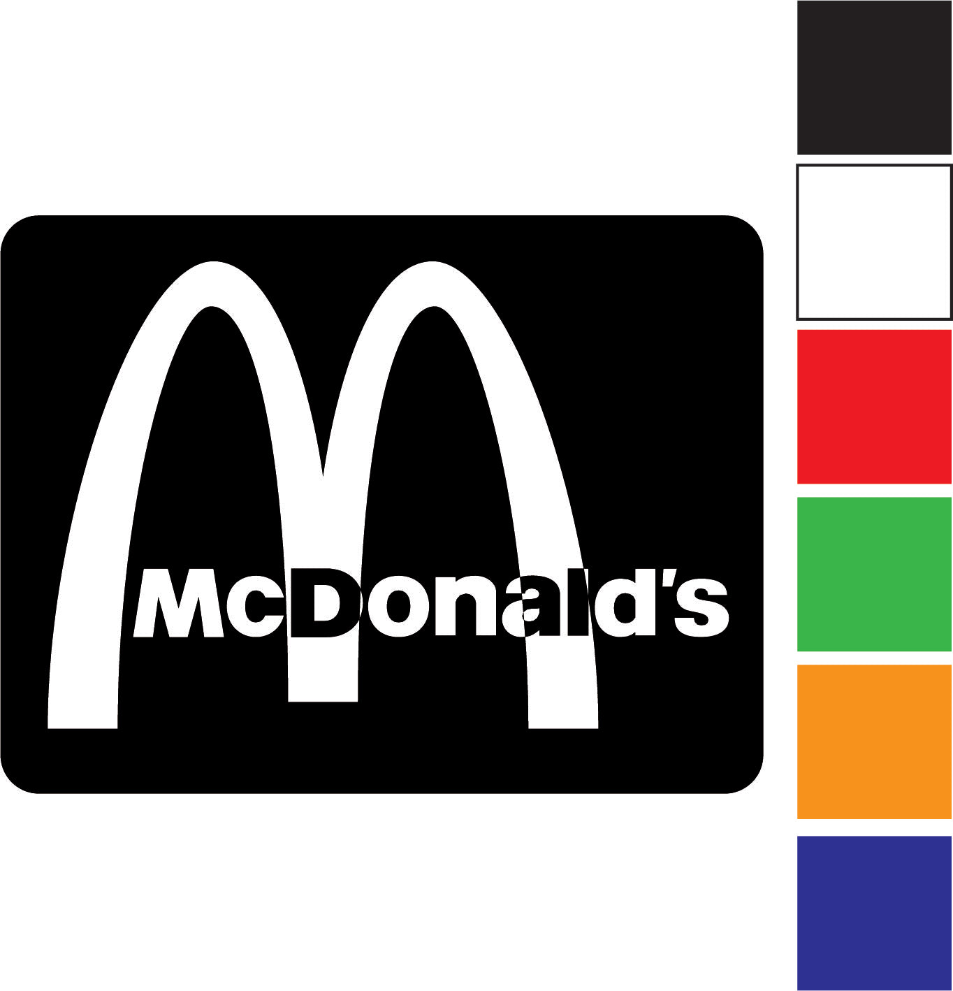 Mcdonalds Decal