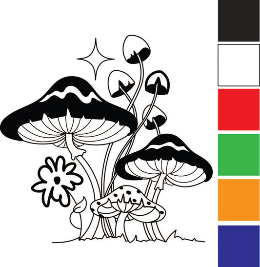 Mushroom Decal