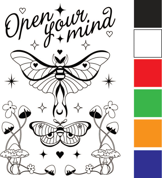 Open Your Mind Decal