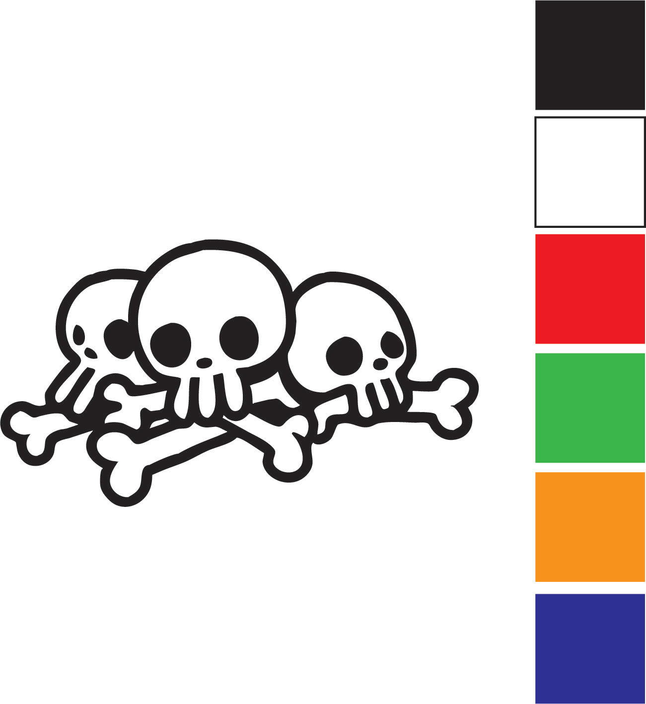 Skull 56 Decal