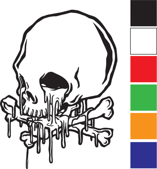 Skull 60 Decal