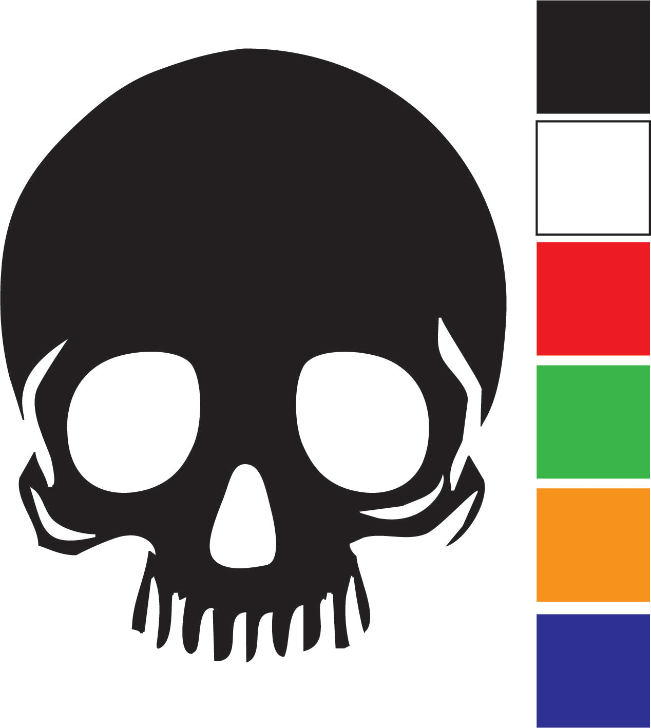 Skull 74 Decal